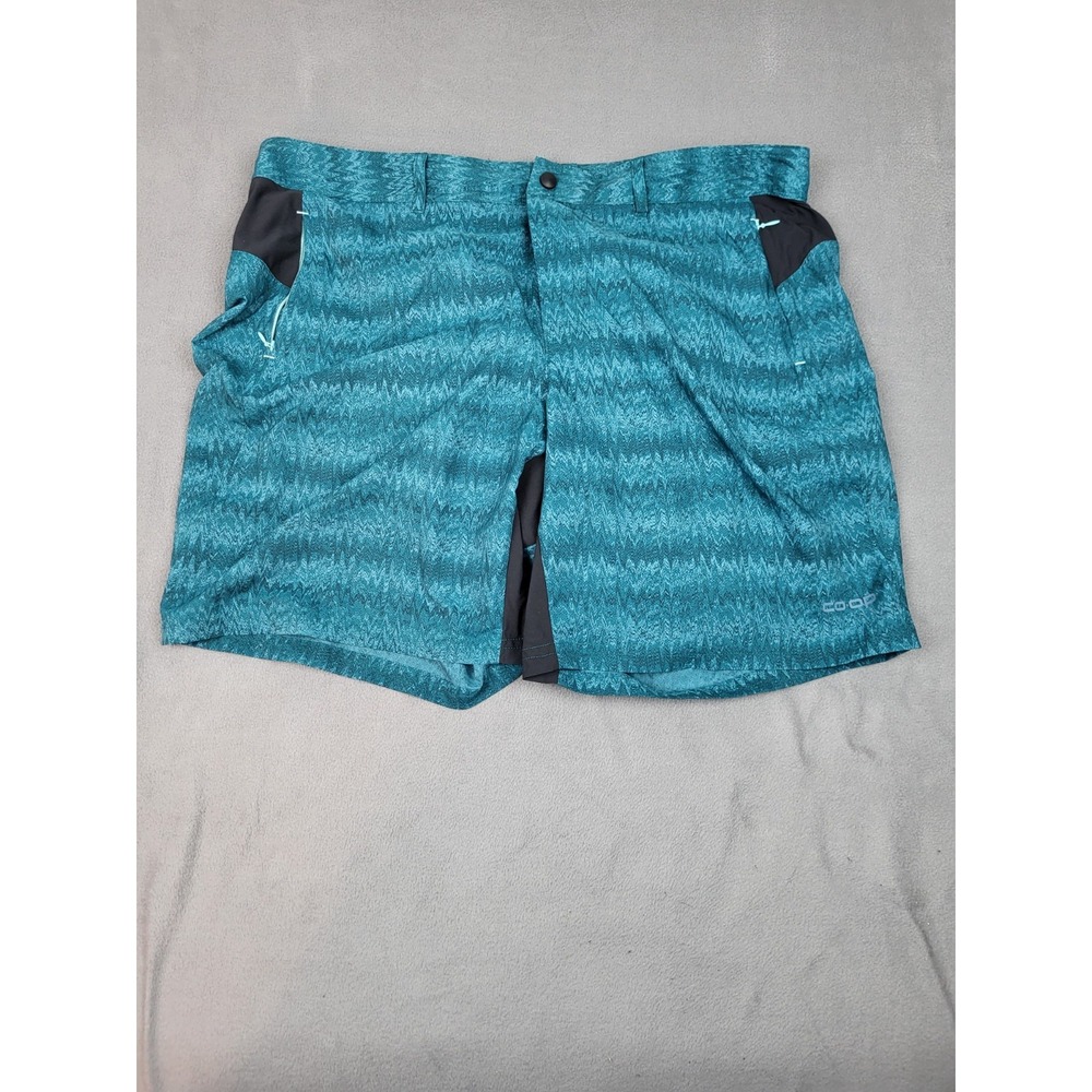 REI Co-Op‎ Cycling Shorts Womens XL Blue Lightweight Padded Bicycle Zip Pockets